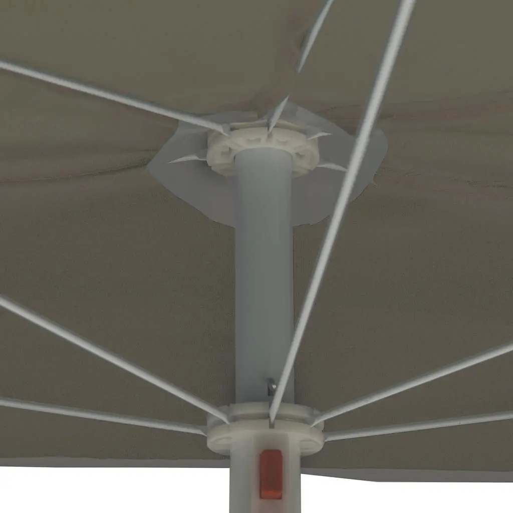 Half Round Garden Parasol with UV Protection