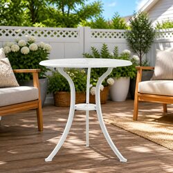 Sturdy Cast Aluminium Garden Table for Outdoor Use