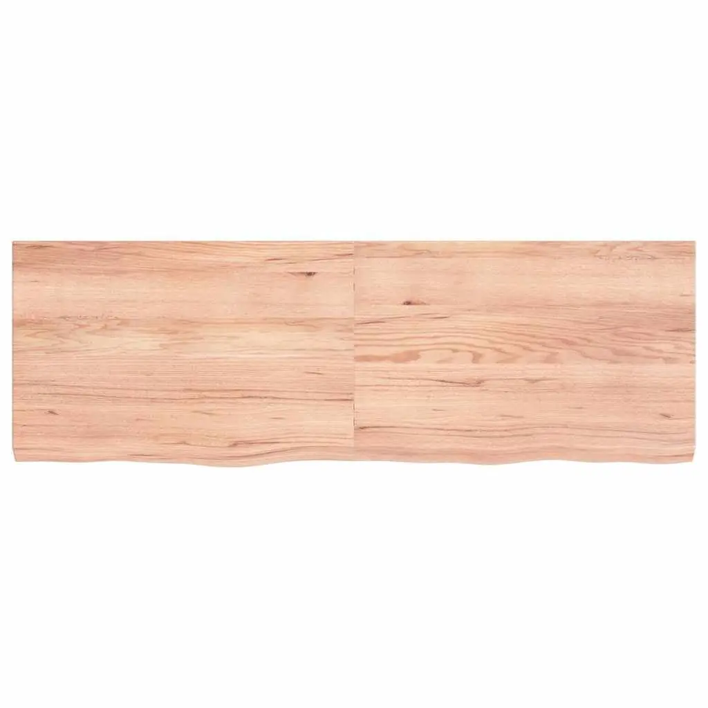 Solid Wood Bathroom Countertop 120x40x4cm with Live Edge