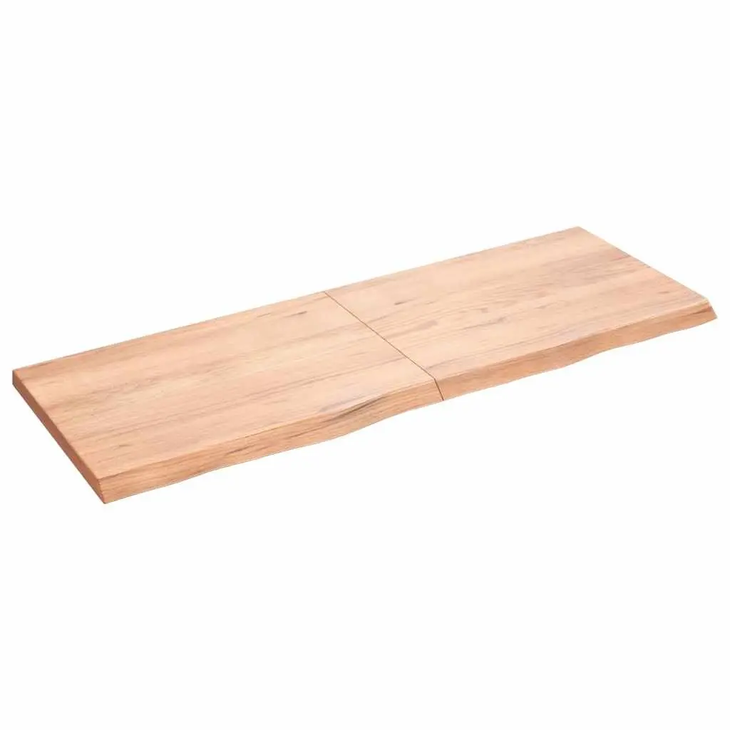 Solid Oak Bathroom Countertop 140x50x4cm