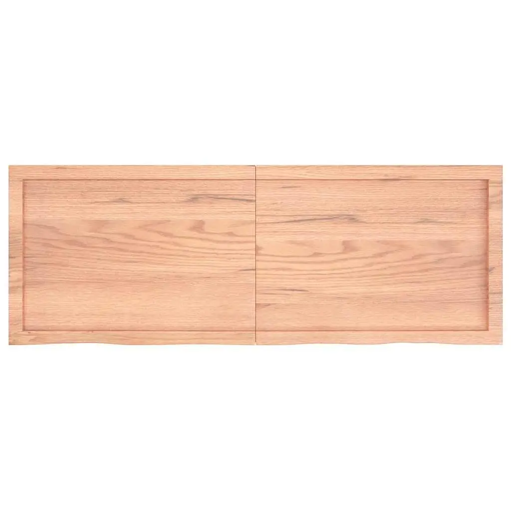 Solid Oak Bathroom Countertop 140x50x4cm