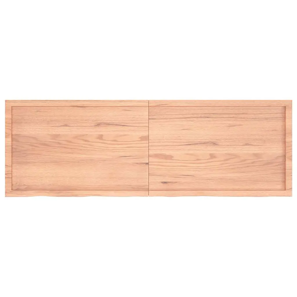 Solid Wood Brown Bathroom Countertop 180x60 cm