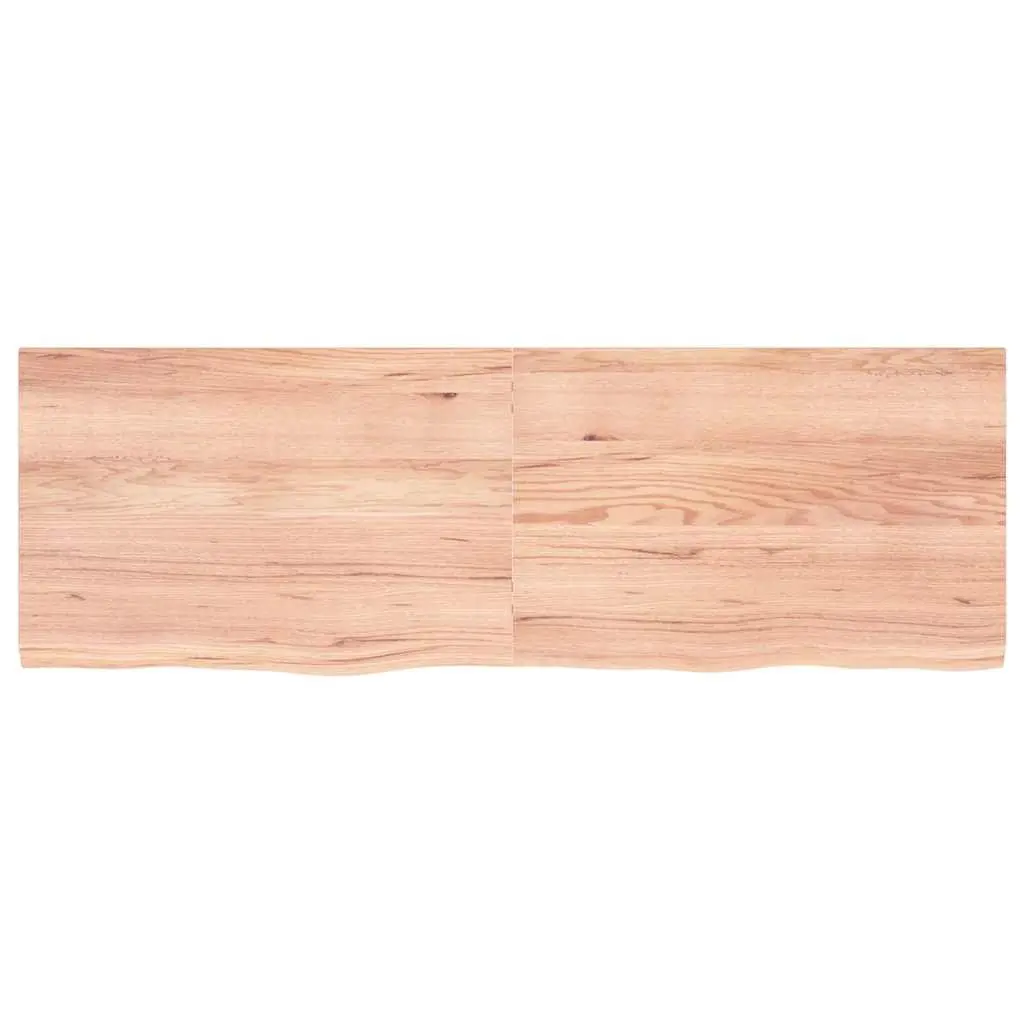 Solid Wood Brown Bathroom Countertop 180x60 cm