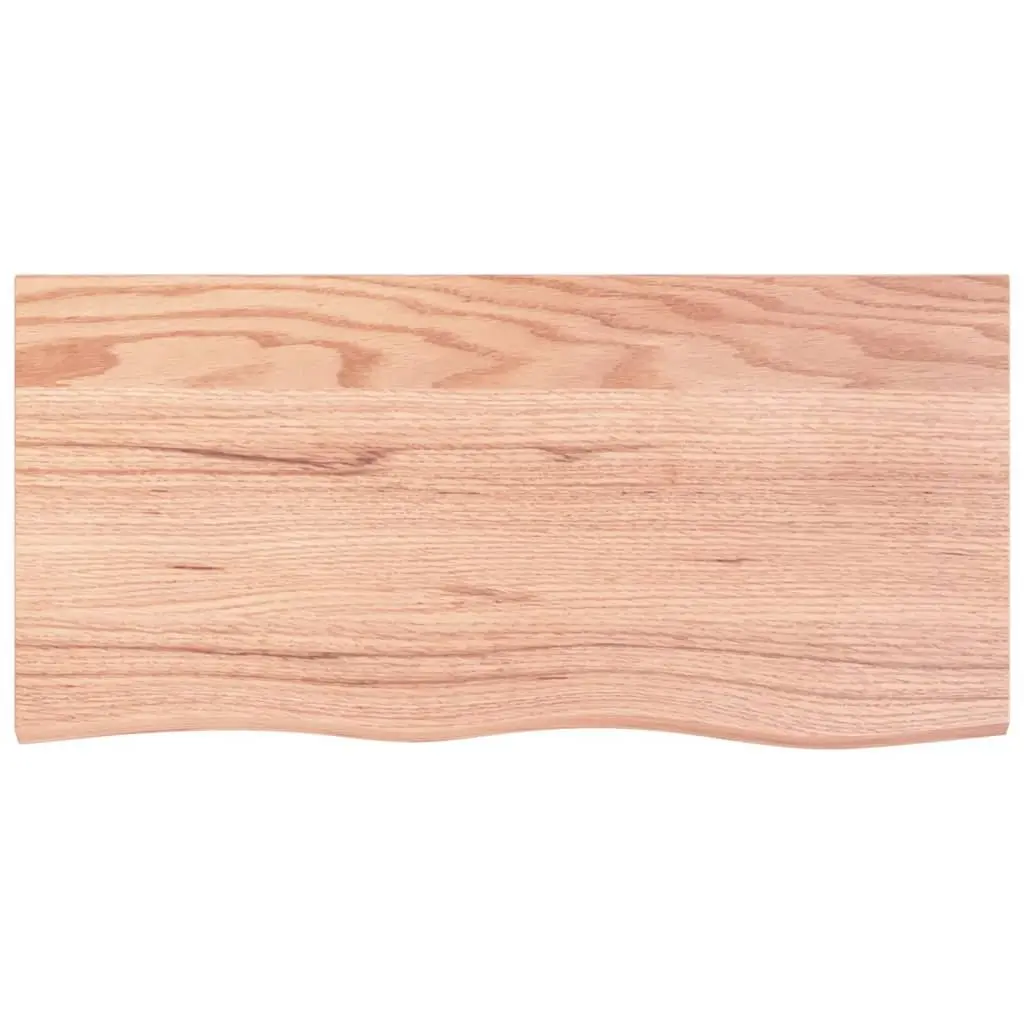 Solid Oak Wood Table Top 100x50x4 cm