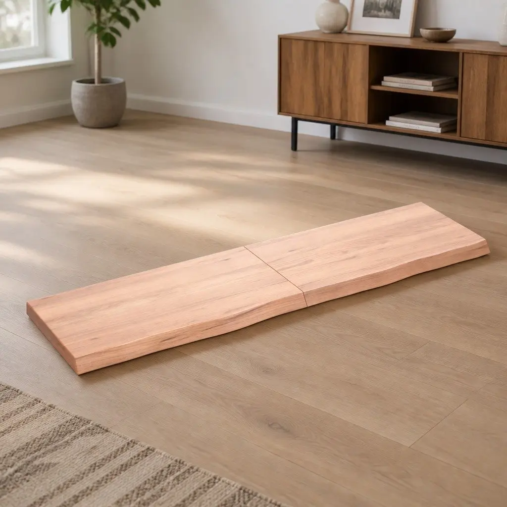 Solid Oak Wood Table Top Replacement 180x50x6 cm