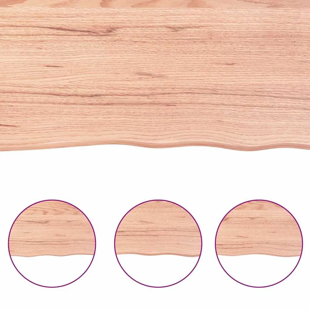 Solid Oak Wood Table Top Replacement 180x50x6 cm