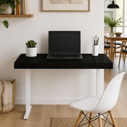 Dark Brown Solid Oak Wood Tabletop with Live Edge 80x50x6 cm