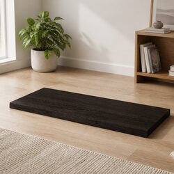 Solid Oak Wood Tabletop with Unique Live Edge 100x60x4 cm