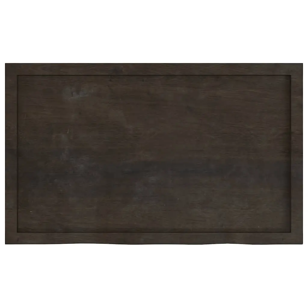 Dark Brown Handmade Solid Oak Table Top 100x60x6cm