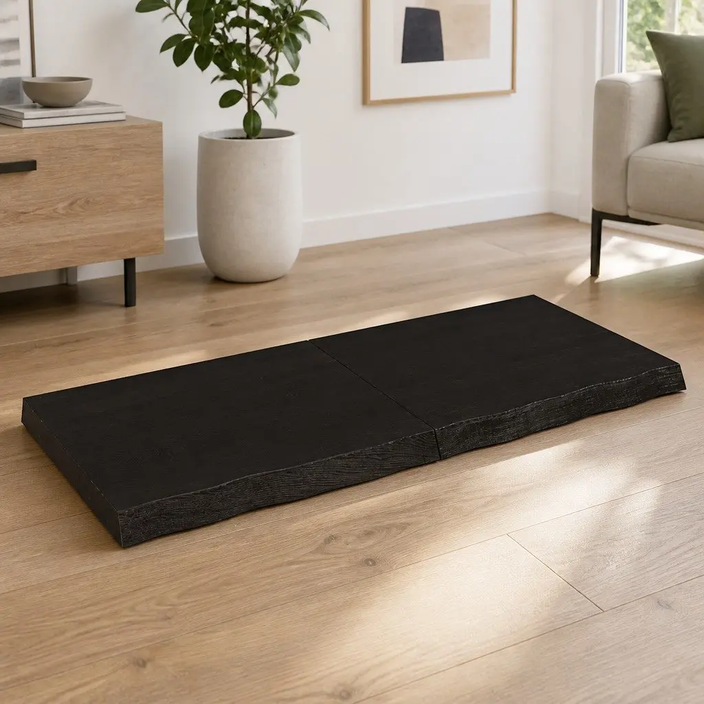 Solid Oak Wood Table Top 120x50cm