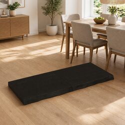 Durable Solid Oak Wood Table Top 120x50cm in Dark Brown