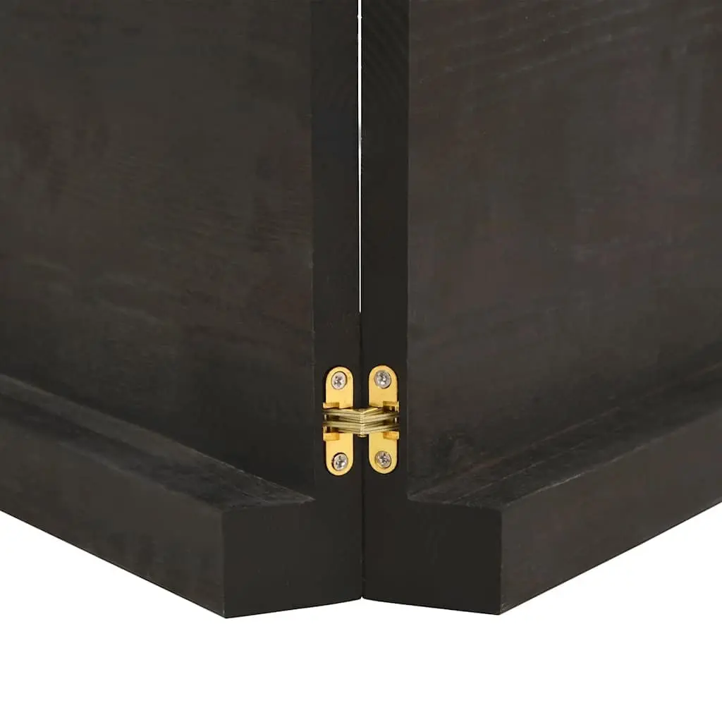 Solid Oak Wood Table Top in Dark Brown 120x60cm
