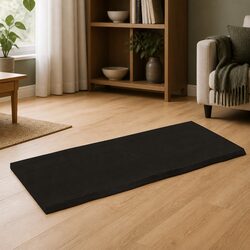 Dark Brown Solid Oak Wooden Table Top 140x60cm