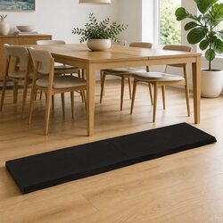Solid Oak Wood Table Top Dark Brown 160x40cm Replacement Board Folding