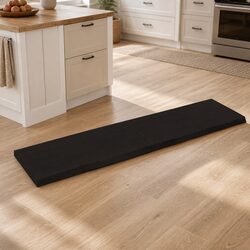 Handcrafted Dark Brown Solid Oak Table Top 160x40cm