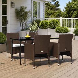 Elegant 5 Piece Garden Dining Set for Outdoor Spaces