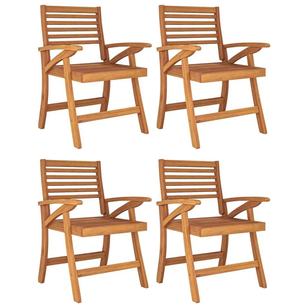 5 Piece Garden Dining Set in Solid Acacia Wood