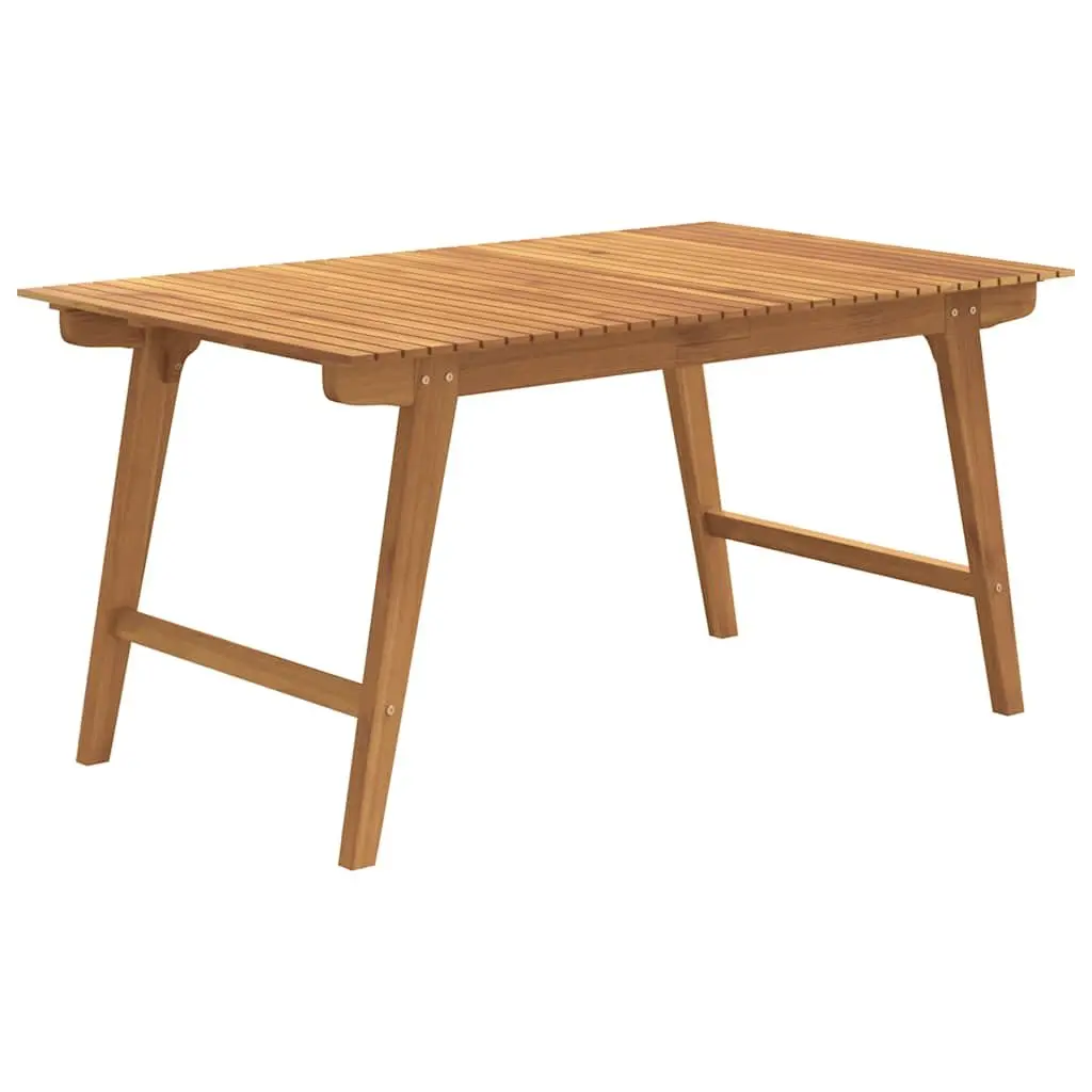 Brown Solid Wood 5 Piece Garden Dining Set