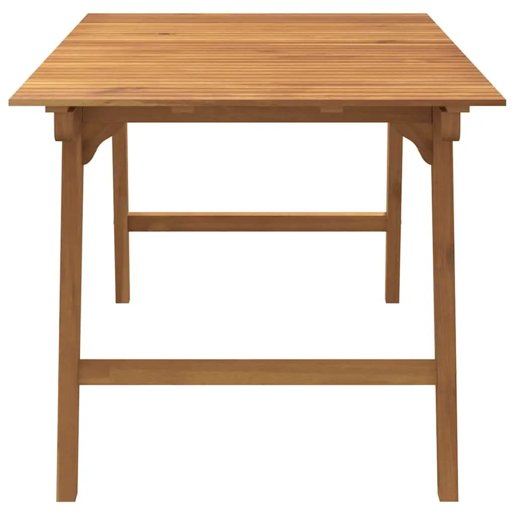 Brown Solid Wood 5 Piece Garden Dining Set