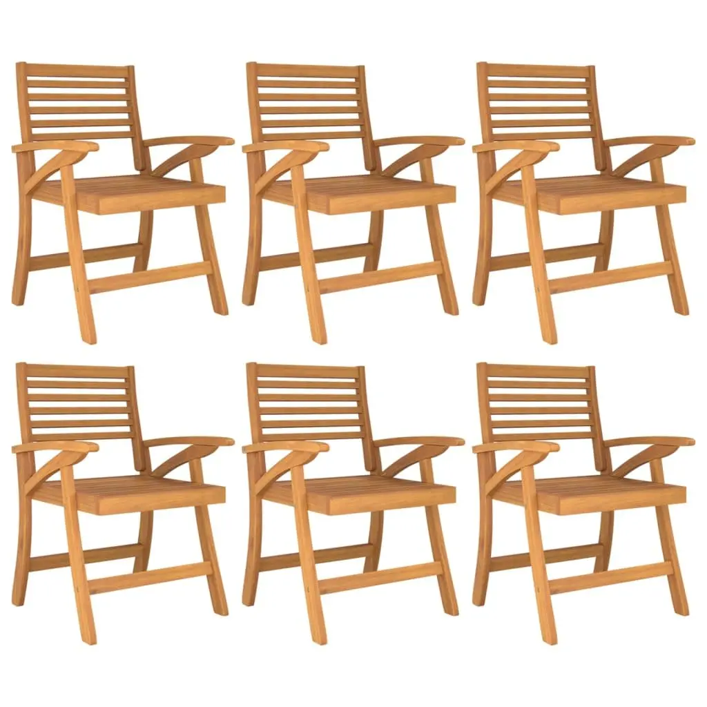 Solid Wood 7 Piece Garden Dining Set for Outdoor Spaces