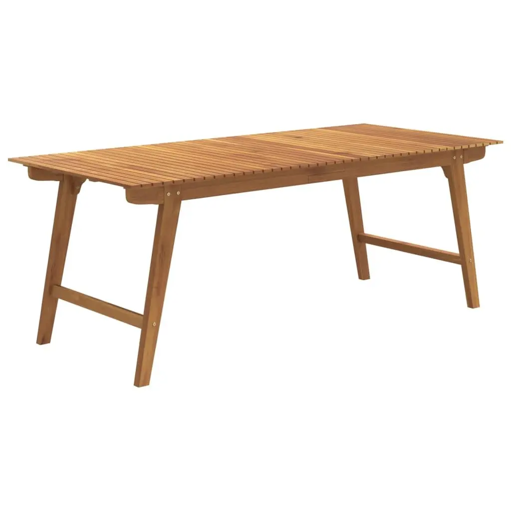 Solid Wood 7 Piece Garden Dining Set for Outdoor Spaces