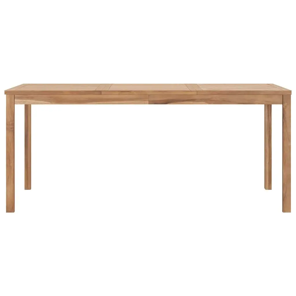 Outdoor Dining Table 180x90x77cm Teak Wood