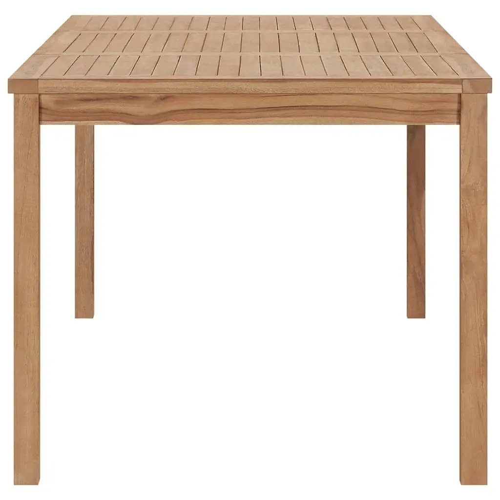Outdoor Dining Table 180x90x77cm Teak Wood