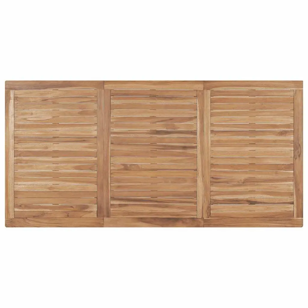 Outdoor Dining Table 180x90x77cm Teak Wood
