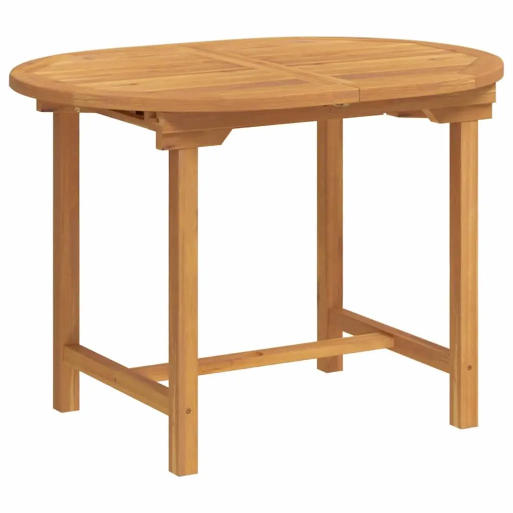 Garden Dining Set Solid Teak Wood 7 Pieces Brown Outdoor Table Chairs