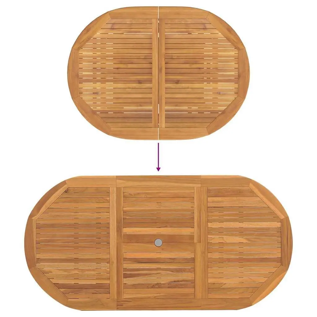 5-Piece Teak Wood Garden Dining Set