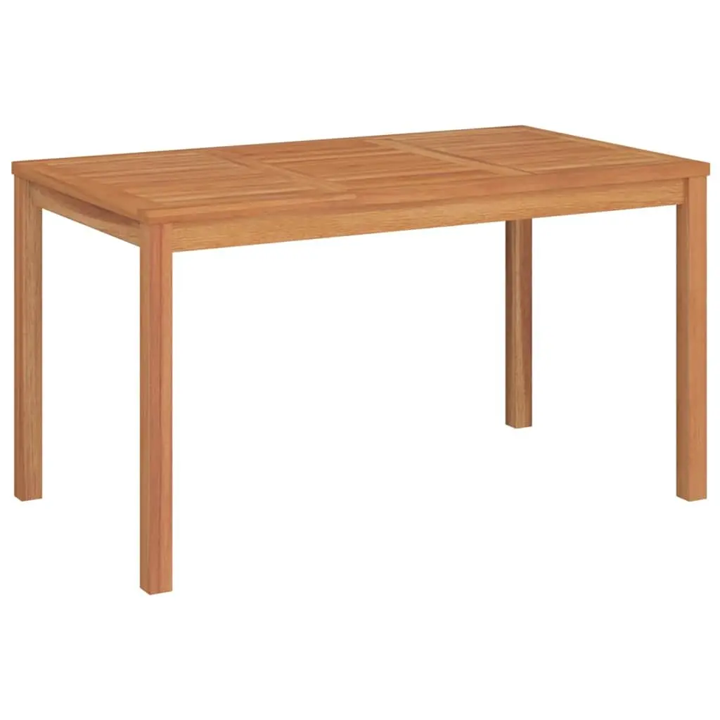 Brown Solid Wood Garden Dining Set 3 Pieces