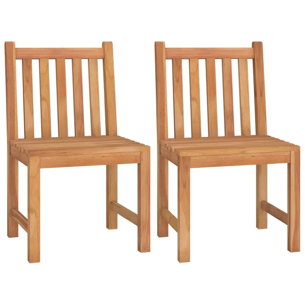 4-Piece Solid Wood Teak Garden Dining Set