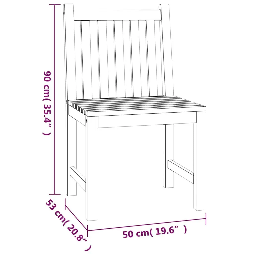 Outdoor Dining Set Solid Teak Wood 5 Piece Garden Furniture Table Chairs Benches Brown