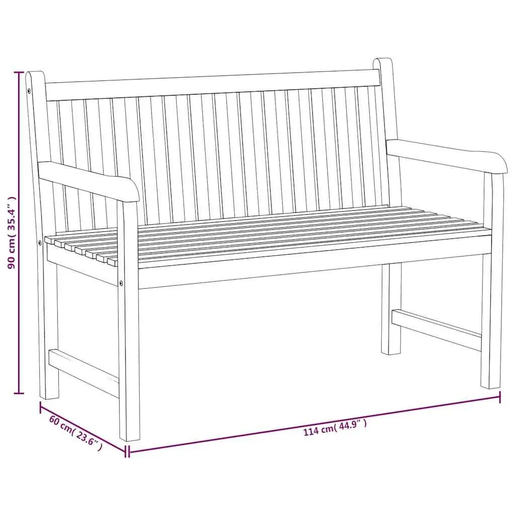 3 Piece Teak Wood Garden Dining Set