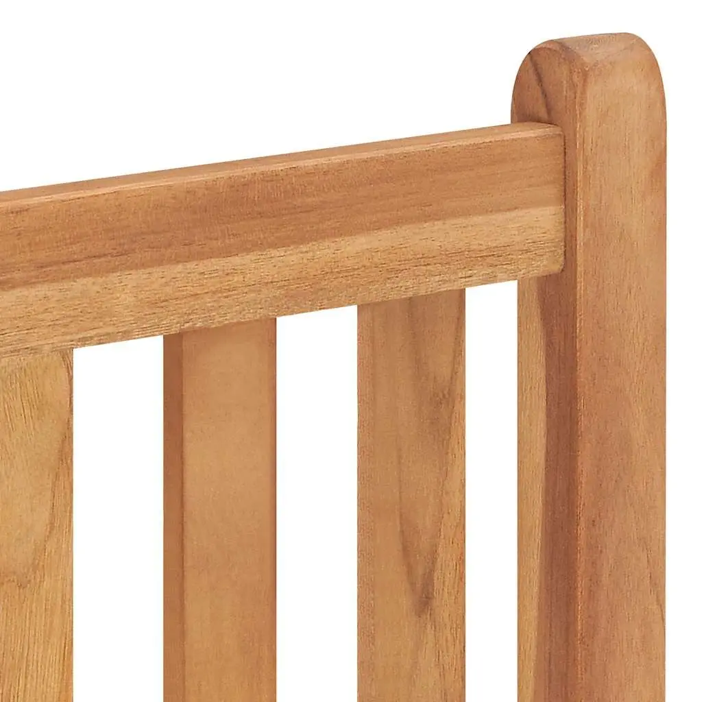 Solid Teak Wood 5 Piece Garden Dining Set