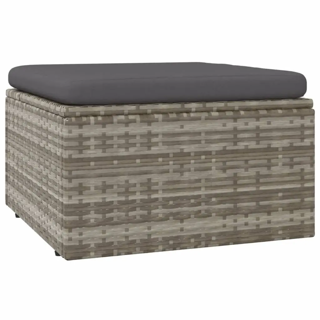 5 Piece Outdoor Patio Sofa Dining Set in Grey