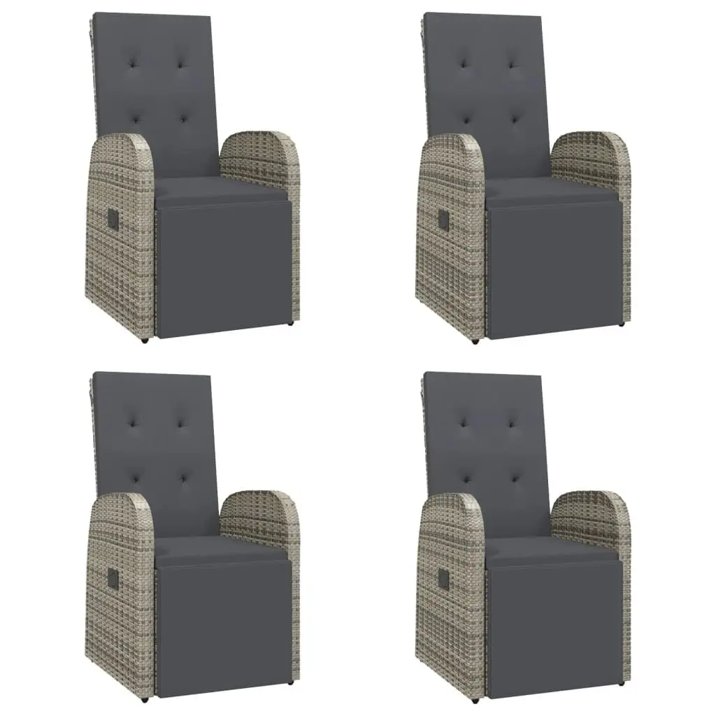 5 Piece Outdoor Dining Set with Cushions