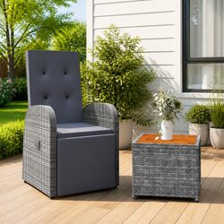 Stylish 2-Piece Outdoor Lounge Set with Cushions
