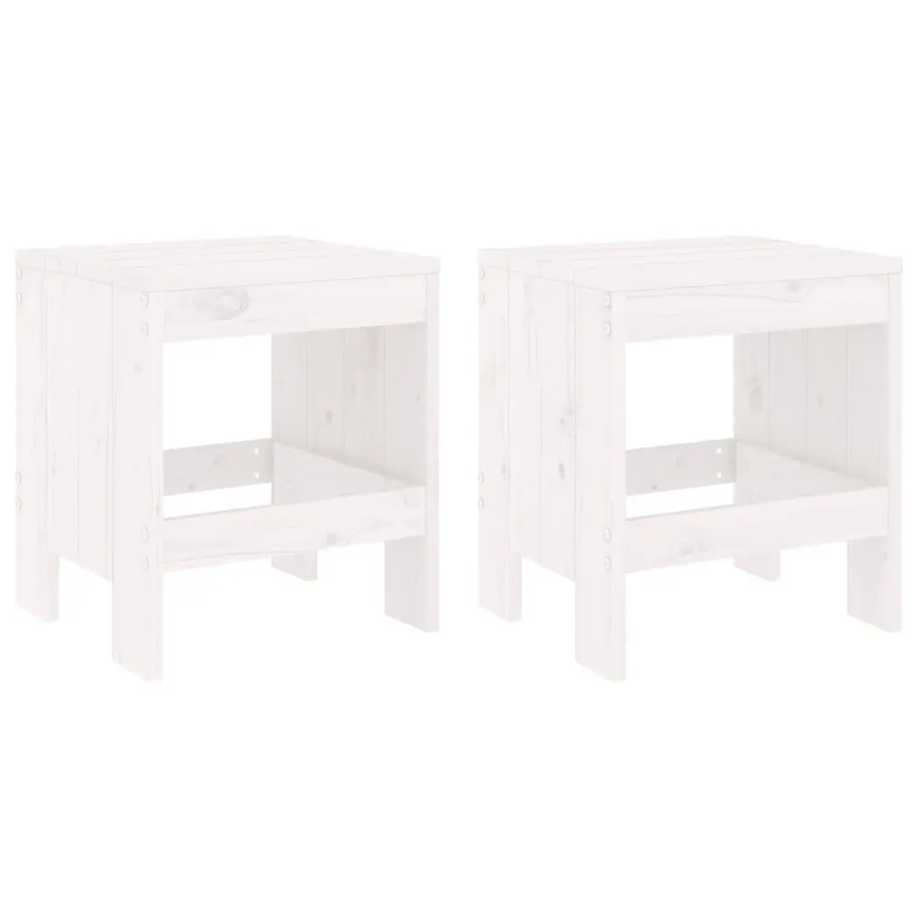 White Pine Wood Bistro Set for Outdoor Living