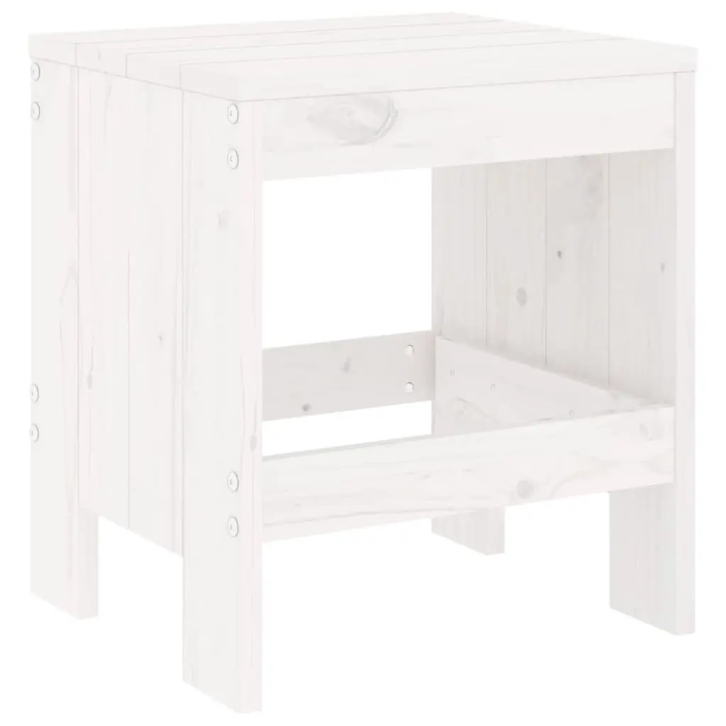 White Pine Wood Bistro Set for Outdoor Living