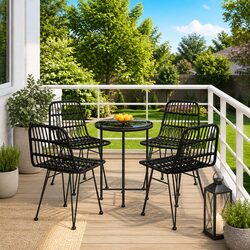Stylish 5 Piece Garden Dining Set with Durable Build