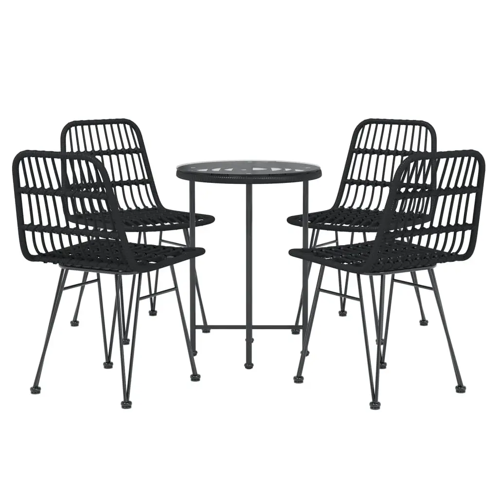 5 Piece Garden Dining Set with Durable Build