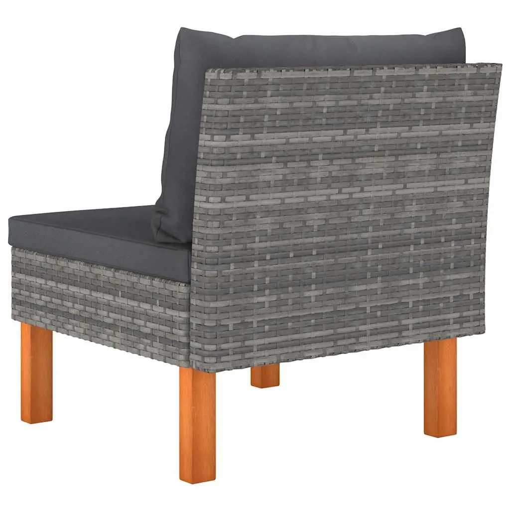 Modular Garden Sectional Sofa in Grey
