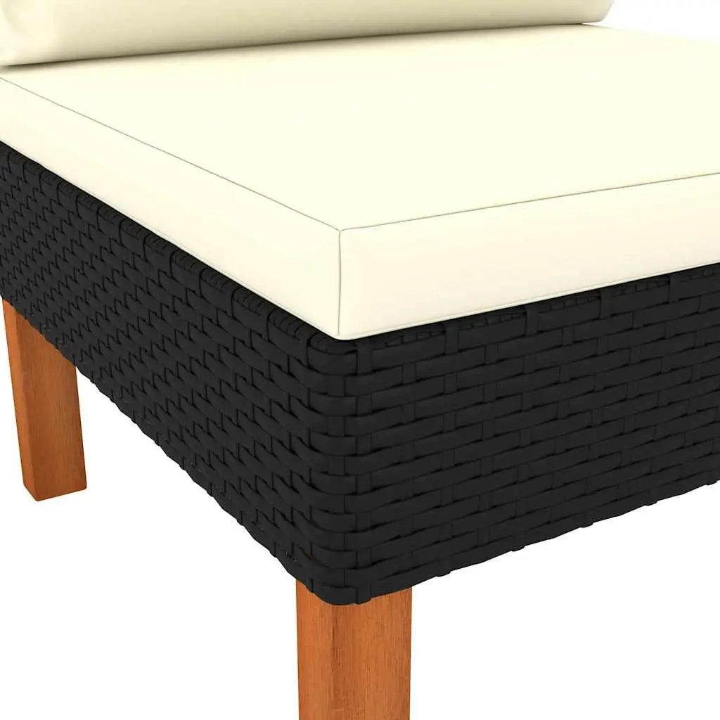 3 Piece Outdoor Lounge Set with Eucalyptus Wood