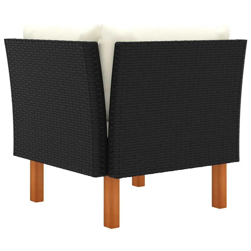 3 Piece Outdoor Lounge Set with Eucalyptus Wood