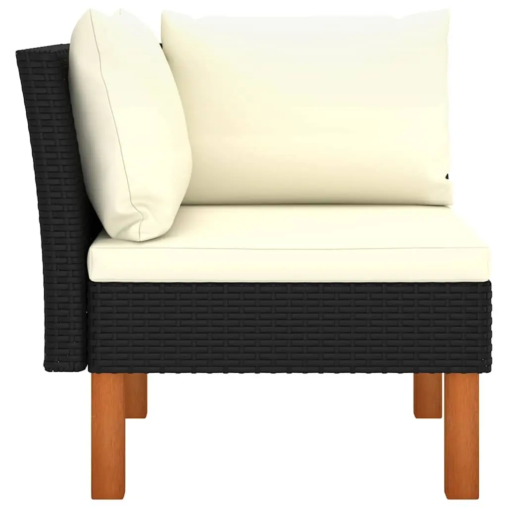3 Piece Outdoor Lounge Set with Eucalyptus Wood