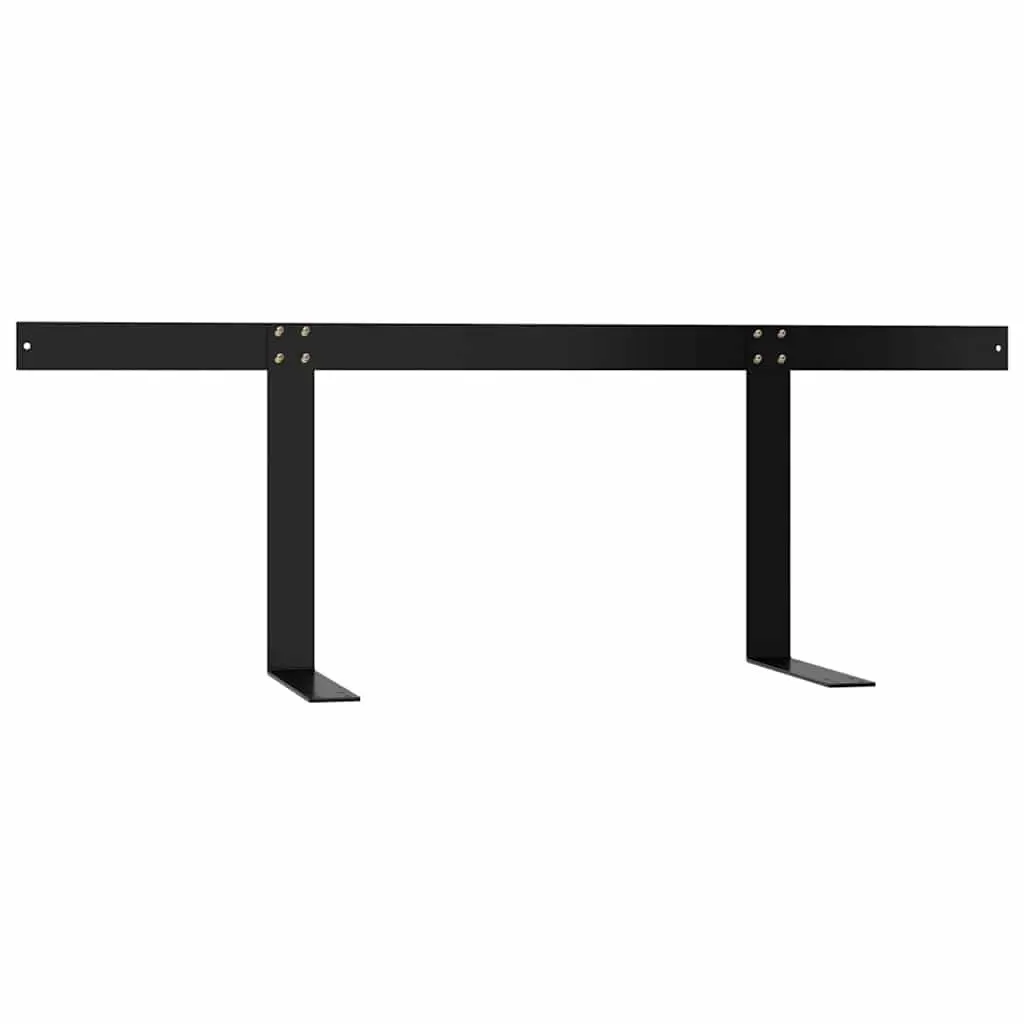 Black Pallet Sofa Backrest 110cm for Outdoor Use