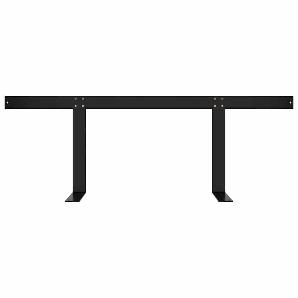 Black Pallet Sofa Backrest 110cm for Outdoor Use
