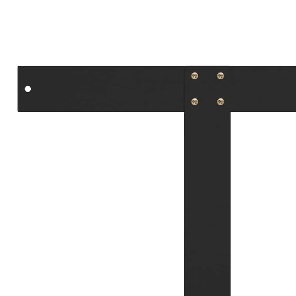 Black Pallet Sofa Backrest 110cm for Outdoor Use