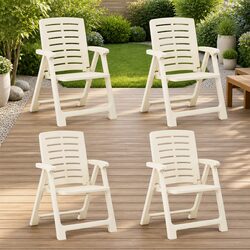 Durable Outdoor Chairs Set of 4 for Garden or Patio